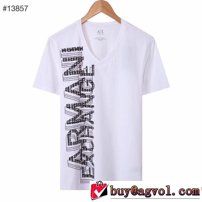 半袖Tシャツ 多色可選 ストリート感あふれ アルマーニ ARMANI  普段使いにも最適なアイテム