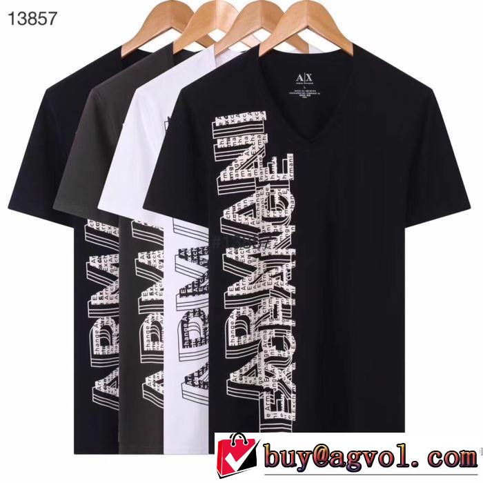 半袖Tシャツ 多色可選 ストリート感あふれ アルマーニ ARMANI  普段使いにも最適なアイテム
