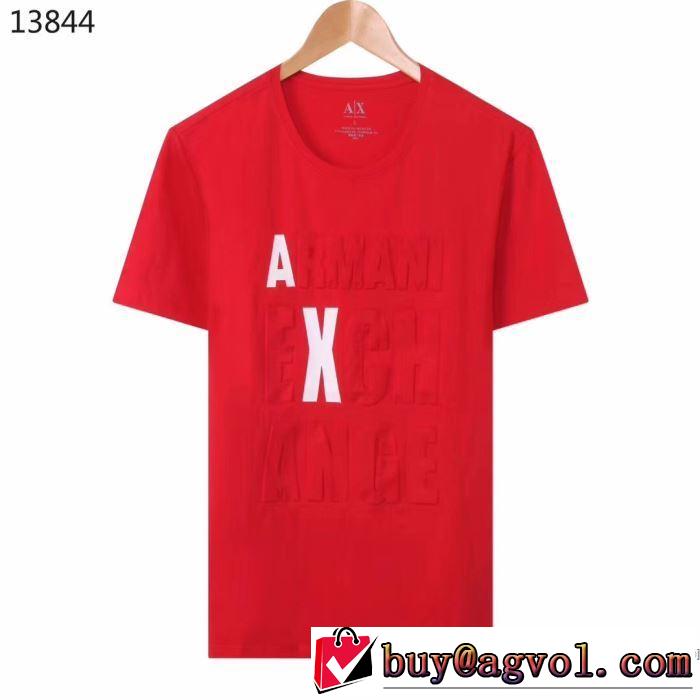 ストリート系に大人気 アルマーニ 多色可選 ARMANI デザインお洒落 半袖Tシャツ 最新の入荷商品