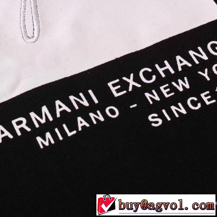 ファッショニスタを中心に新品が非常に人気 多色可選 アルマーニ ARMANI 2020春新作 半袖Tシャツ