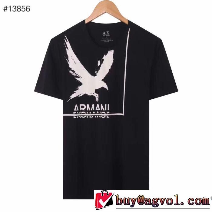 限定アイテム特集 多色可選 半袖Tシャツ ファッションに合わせ アルマーニ ARMANI やはり人気ブランド