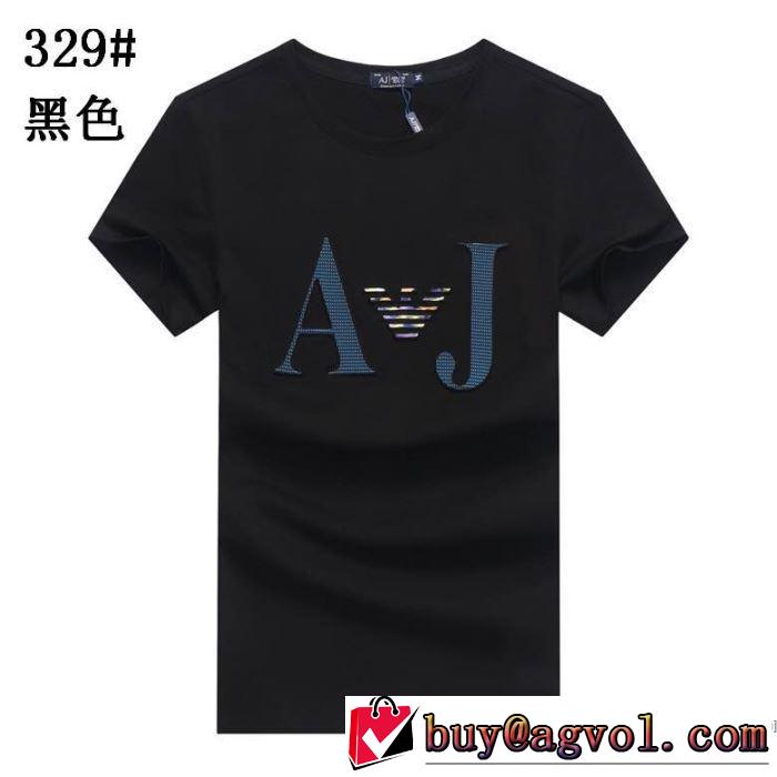 半袖Tシャツ 多色可選 差をつけたい人にもおすすめ アルマーニ ARMANI 春夏コレクション新品