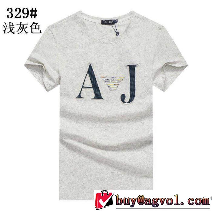 半袖Tシャツ 多色可選 差をつけたい人にもおすすめ アルマーニ ARMANI 春夏コレクション新品