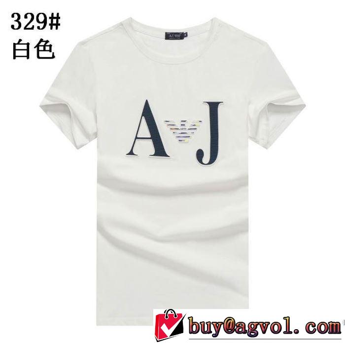 半袖Tシャツ 多色可選 差をつけたい人にもおすすめ アルマーニ ARMANI 春夏コレクション新品