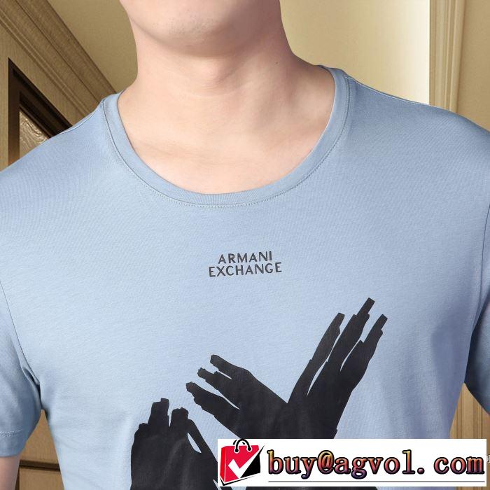 今なお素敵なアイテムだ 多色可選 半袖Tシャツ 海外大人気 アルマーニ ARMANI 大幅割引価格