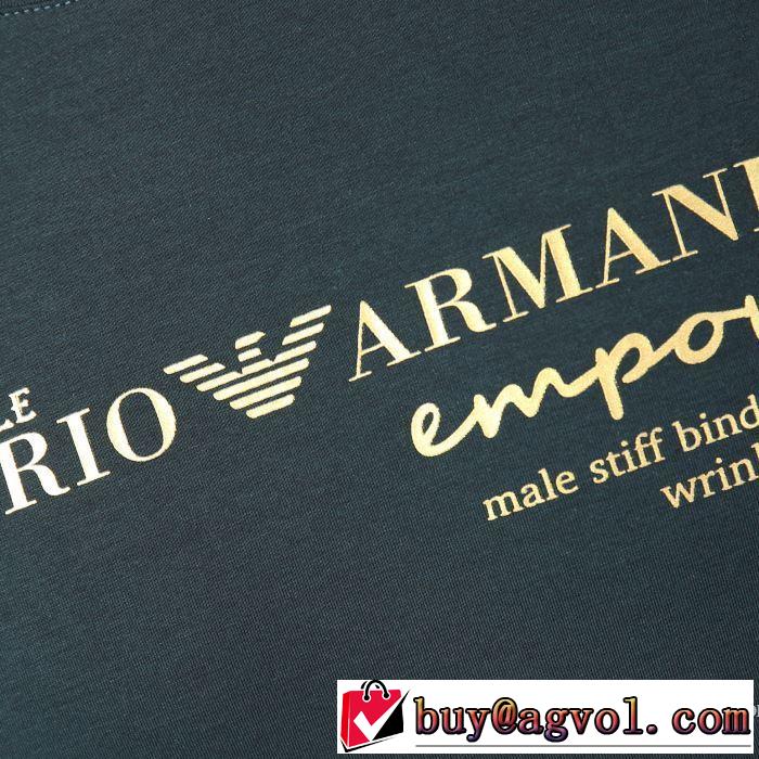 絶対に見逃せない 多色可選 半袖Tシャツ おしゃれに大人の必見 アルマーニ ARMANI 老舗ブランド