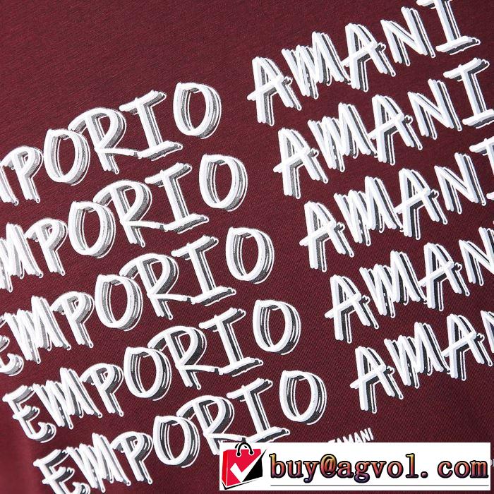 アルマーニ 累積売上総額第１位 多色可選 ARMANI 20SS☆送料込 半袖Tシャツ 普段のファッション