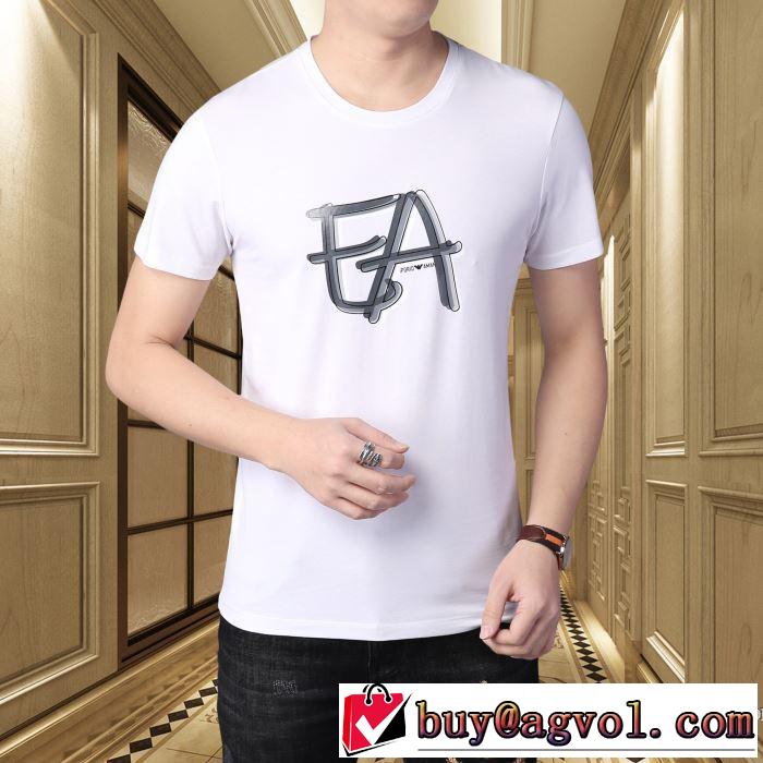 多色可選 半袖Tシャツ 人気が継続中 アルマーニ 海外でも大人気 ARMANI 日本未入荷カラー