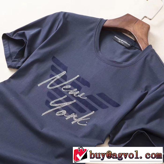 アルマーニ 試してみよう 多色可選 ARMANI 手の届くプライスが魅力的 半袖Tシャツ20SSトレンド