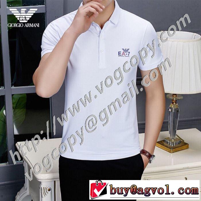 2色可選 アルマーニ エレガントな雰囲気  ARMANI おしゃれな人が持っている 半袖Tシャツ １点限り！VIPセール