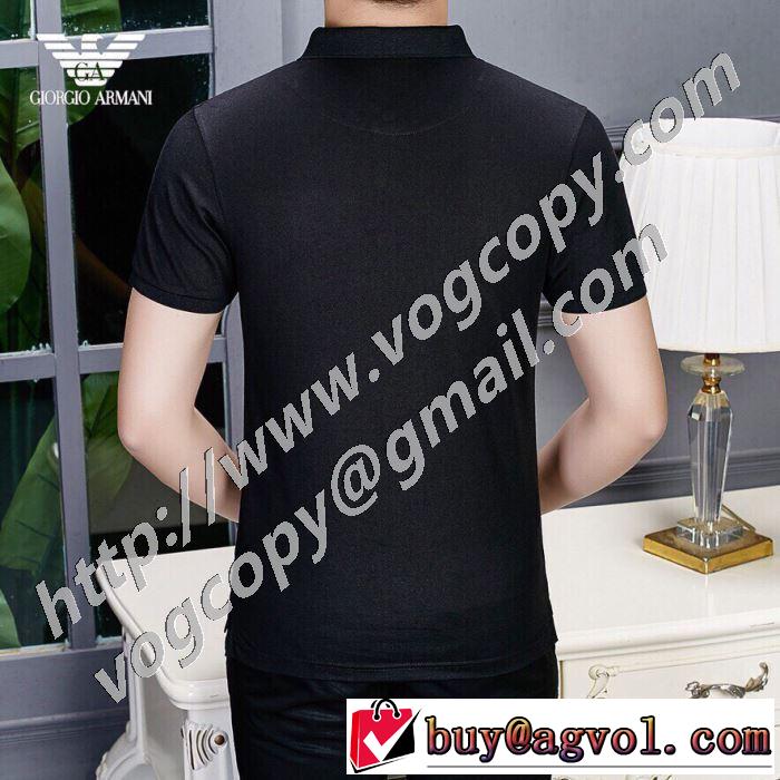 2色可選 アルマーニ エレガントな雰囲気  ARMANI おしゃれな人が持っている 半袖Tシャツ １点限り！VIPセール