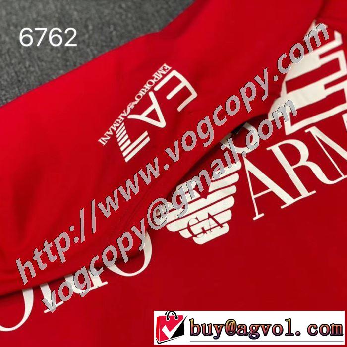 コーデの完成度を高める 半袖Tシャツ お手頃プライス アルマーニ ARMANI  この時期の一番人気は