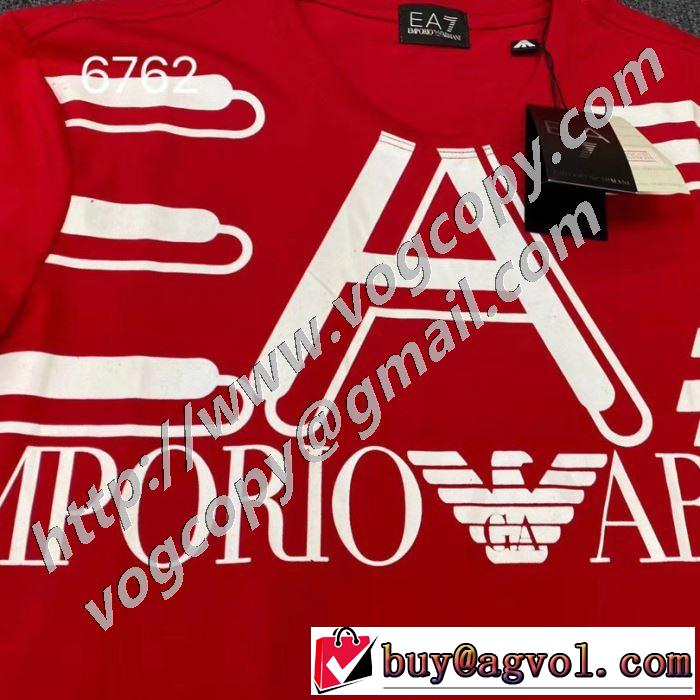 コーデの完成度を高める 半袖Tシャツ お手頃プライス アルマーニ ARMANI  この時期の一番人気は