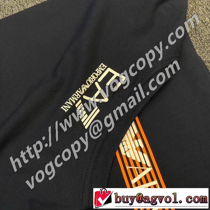 さらに魅力的 アルマーニ ARMANI3色可選  シンプルなファッション 半袖Tシャツ  2020モデル