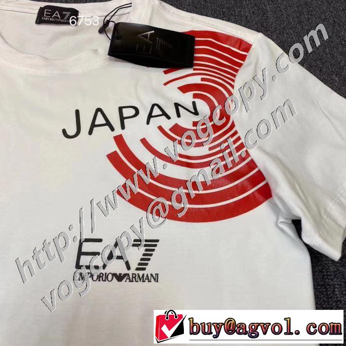 どのアイテムも手頃な価格で 半袖Tシャツ デザインお洒落 アルマーニ ARMANI トレンド最先端のアイテム