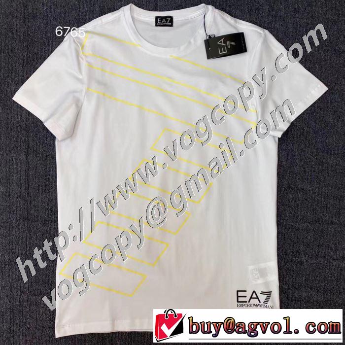 やはり人気ブランド 3色可選 半袖Tシャツ ファッションに取り入れよう アルマーニ ARMANI お値段もお求めやすい