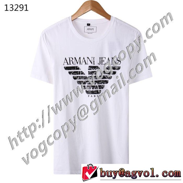 本当に嬉しいアイテム アルマーニ多色可選 ARMANI 差をつけたい人にもおすすめ 半袖Tシャツ 程よい最新作