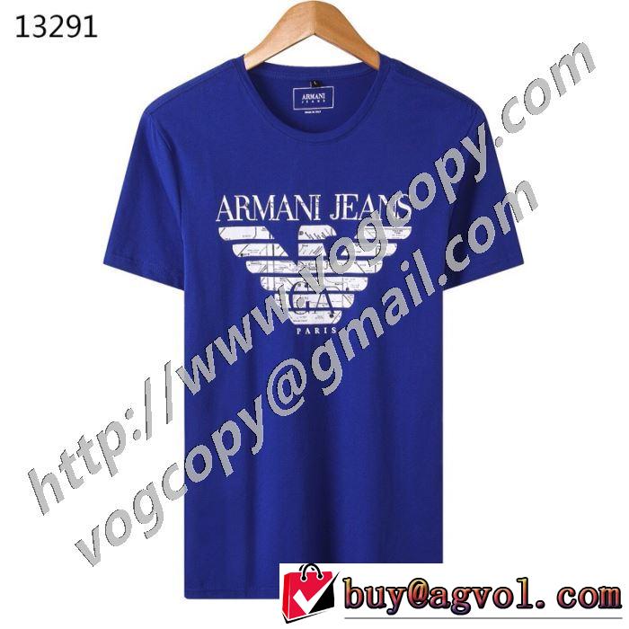 本当に嬉しいアイテム アルマーニ多色可選 ARMANI 差をつけたい人にもおすすめ 半袖Tシャツ 程よい最新作