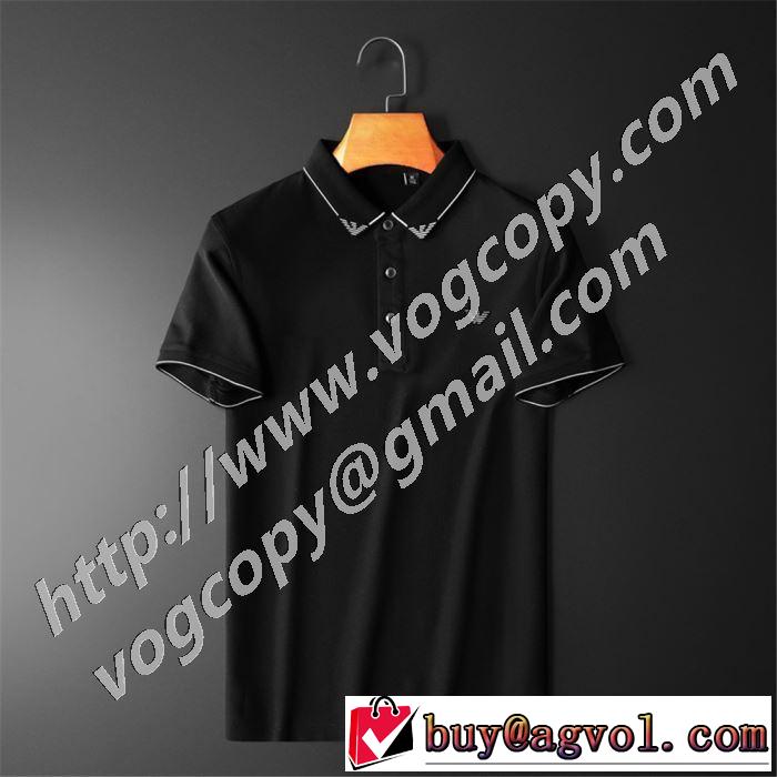 普段見ないデザインばかり 半袖Tシャツ 多色可選 春夏コレクション新品 アルマーニ ARMANI 価格帯が低い