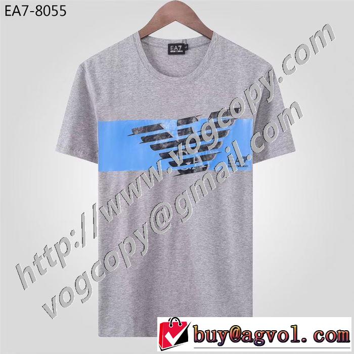 3色可選 幅広いアイテムを展開 半袖Tシャツ 非常にシンプルなデザインな アルマーニ ARMANI 高級感のある素材