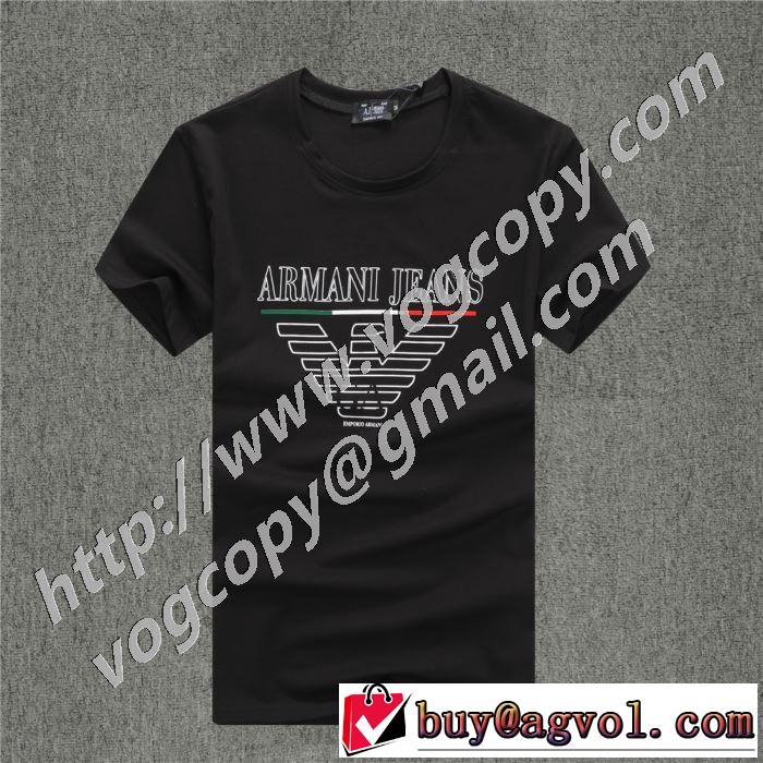 半袖Tシャツ3色可選  今年の春トレンド アルマーニ 大人の新作こそ ARMANI  狙える優秀アイテム