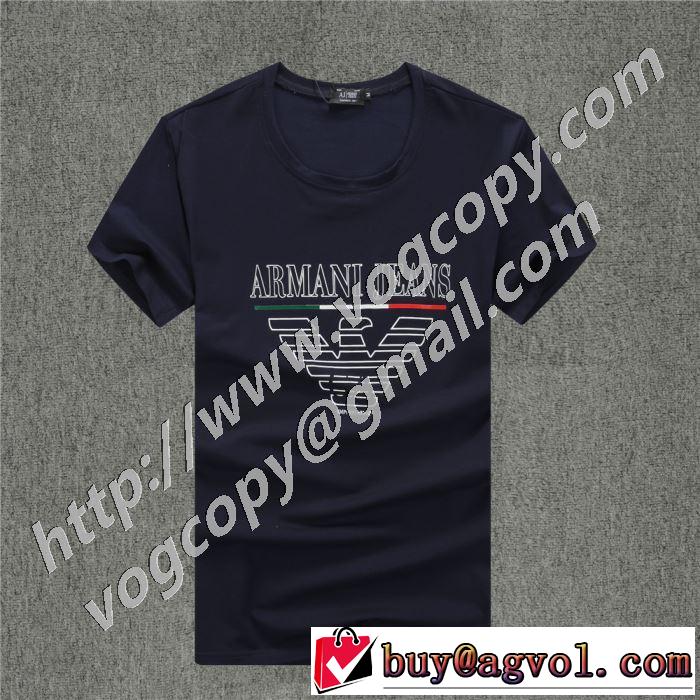 半袖Tシャツ3色可選  今年の春トレンド アルマーニ 大人の新作こそ ARMANI  狙える優秀アイテム