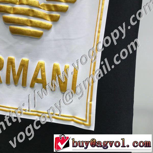 おしゃれに大人の必見 2色可選 アルマーニ ARMANI 絶対に見逃せない 半袖Tシャツ 累積売上総額第１位