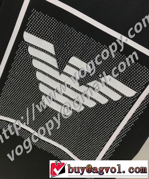 普段のファッション 半袖Tシャツ2色可選  20SS☆送料込 アルマーニ ARMANI 大人気のブランドの新作