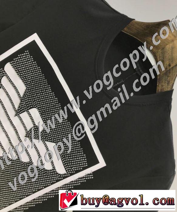 普段のファッション 半袖Tシャツ2色可選  20SS☆送料込 アルマーニ ARMANI 大人気のブランドの新作