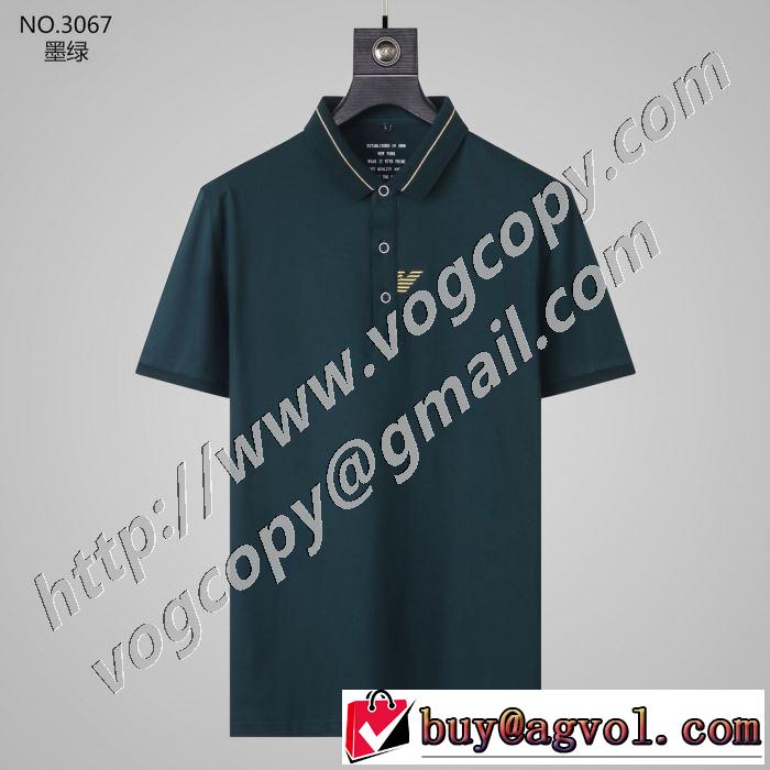 半袖Tシャツ 日本未入荷カラー 3色可選 上品に着こなせ アルマーニ ARMANI  注目を集めてる
