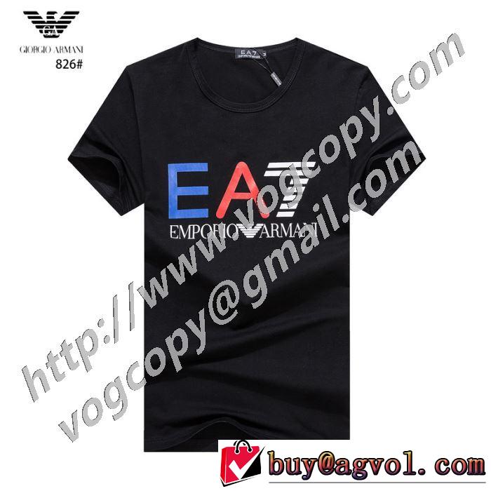 20SSトレンド 半袖Tシャツ 2色可選 手の届くプライスが魅力的 アルマーニ ARMANI 手頃価格でカブり知らず