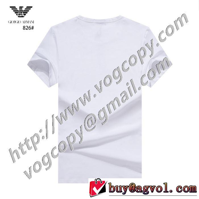 20SSトレンド 半袖Tシャツ 2色可選 手の届くプライスが魅力的 アルマーニ ARMANI 手頃価格でカブり知らず