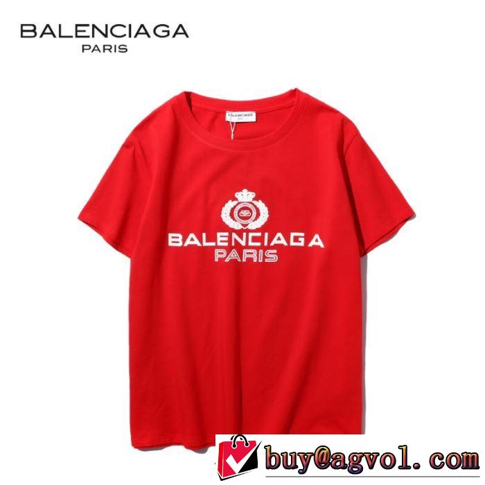 多色可選 バレンシアガ VIP価格SALE BALENCIAGA  2020モデル 半袖Tシャツエレガントな雰囲気