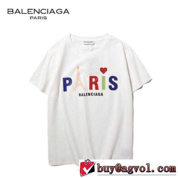 半袖Tシャツ 多色可選 ストリート感あふれ バレンシアガ BALENCIAGA 普段使いにも最適なアイテム