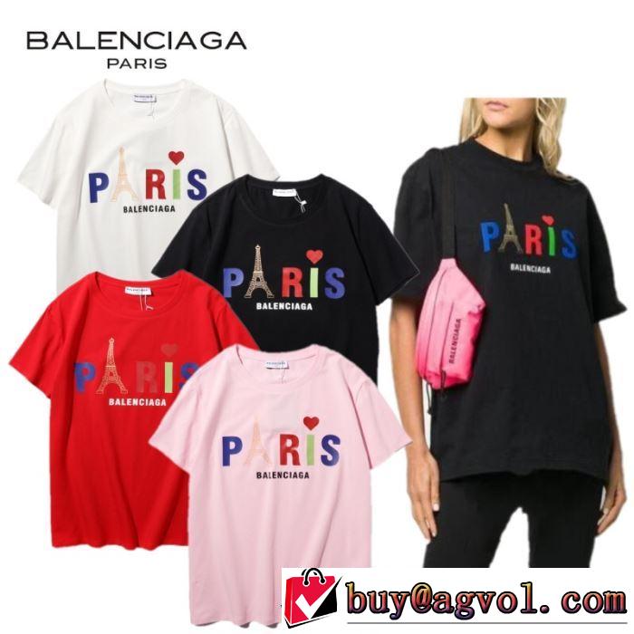 半袖Tシャツ 多色可選 ストリート感あふれ バレンシアガ BALENCIAGA 普段使いにも最適なアイテム