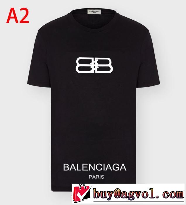 2020話題の商品 多色可選 半袖Tシャツ お値段もお求めやすい バレンシアガ BALENCIAGA