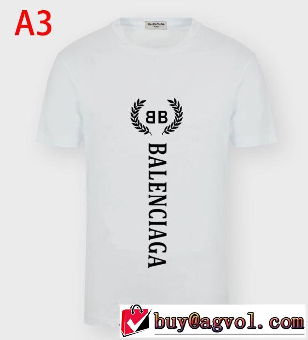 多色可選 BALENCIAGA 今なお素敵なアイテムだ バレンシアガ  半袖Tシャツおしゃれに大人の必見