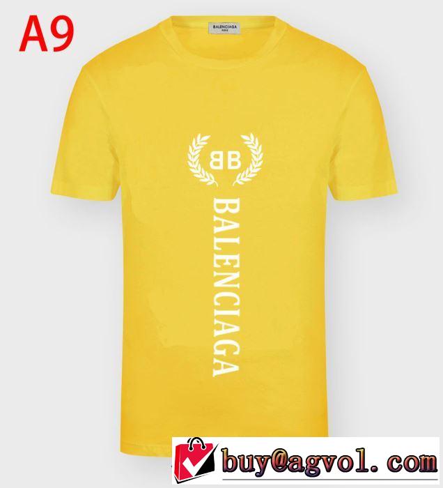 多色可選 BALENCIAGA 今なお素敵なアイテムだ バレンシアガ  半袖Tシャツおしゃれに大人の必見