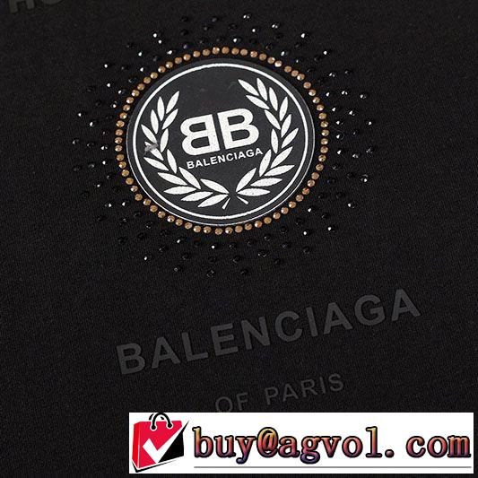 バレンシアガ 2色可選限定アイテムが登場 BALENCIAGA 半袖Tシャツ コーデの完成度を高める