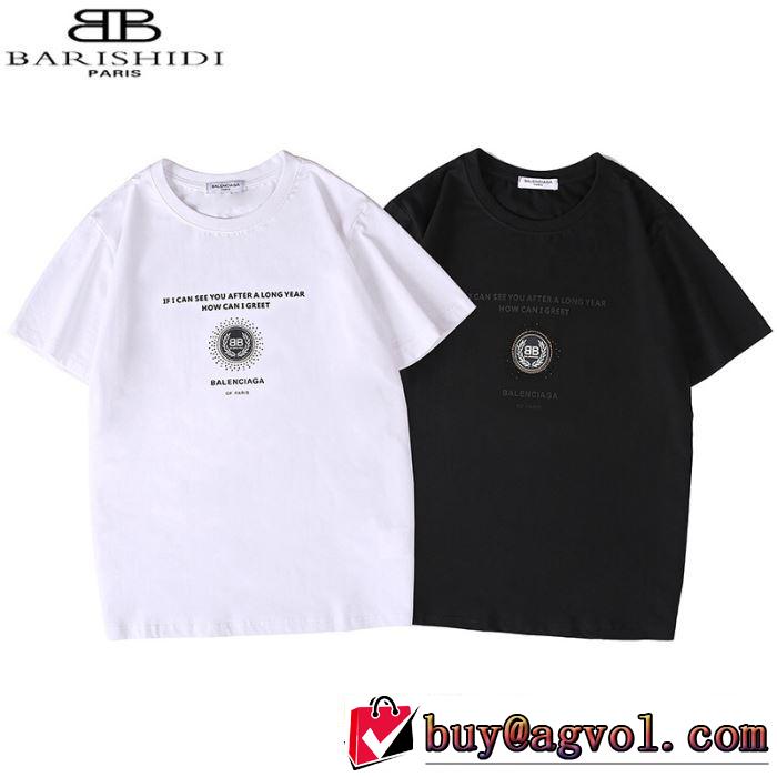 バレンシアガ 2色可選限定アイテムが登場 BALENCIAGA 半袖Tシャツ コーデの完成度を高める