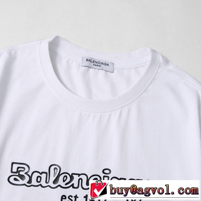2色可選半袖Tシャツ  2020モデル バレンシアガ 普段使いにも最適なアイテム BALENCIAGA