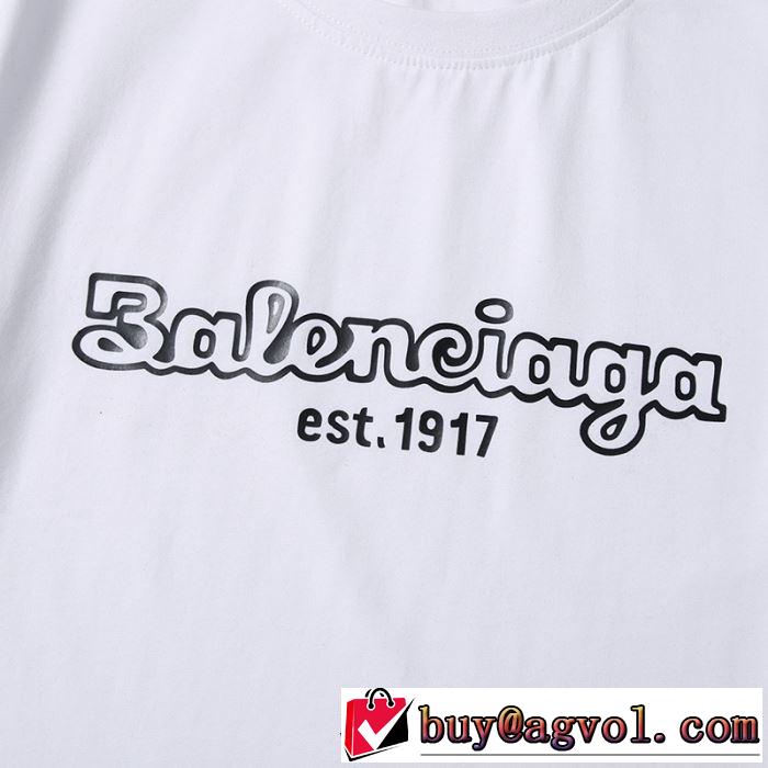 2色可選半袖Tシャツ  2020モデル バレンシアガ 普段使いにも最適なアイテム BALENCIAGA