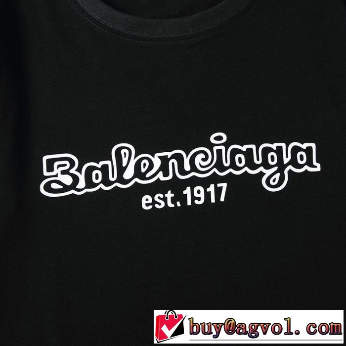 2色可選半袖Tシャツ  2020モデル バレンシアガ 普段使いにも最適なアイテム BALENCIAGA
