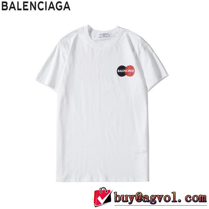 飽きもこないデザイン 2020話題の商品 多色可選 バレンシアガ BALENCIAGA 半袖Tシャツ