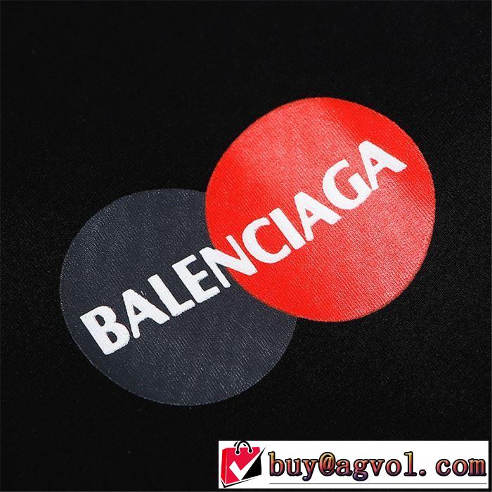 飽きもこないデザイン 2020話題の商品 多色可選 バレンシアガ BALENCIAGA 半袖Tシャツ
