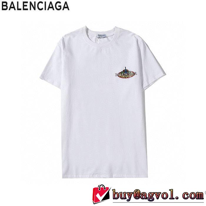 2色可選 20SSトレンド バレンシアガ BALENCIAGA 手頃価格でカブり知らず 半袖Tシャツ素敵なアイテム