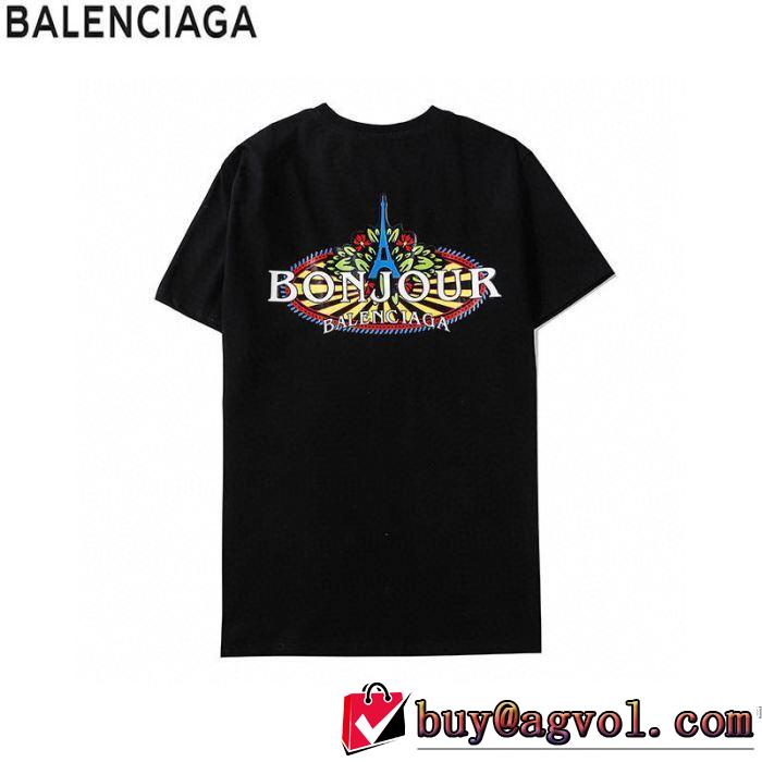 2色可選 20SSトレンド バレンシアガ BALENCIAGA 手頃価格でカブり知らず 半袖Tシャツ素敵なアイテム