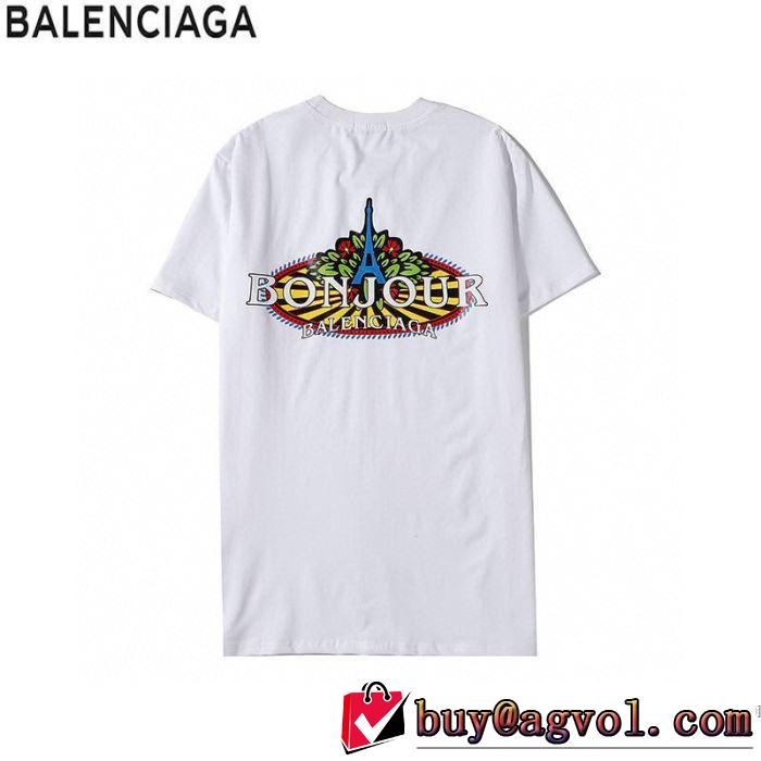 2色可選 20SSトレンド バレンシアガ BALENCIAGA 手頃価格でカブり知らず 半袖Tシャツ素敵なアイテム