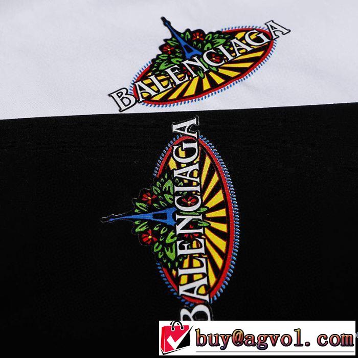 2色可選 20SSトレンド バレンシアガ BALENCIAGA 手頃価格でカブり知らず 半袖Tシャツ素敵なアイテム