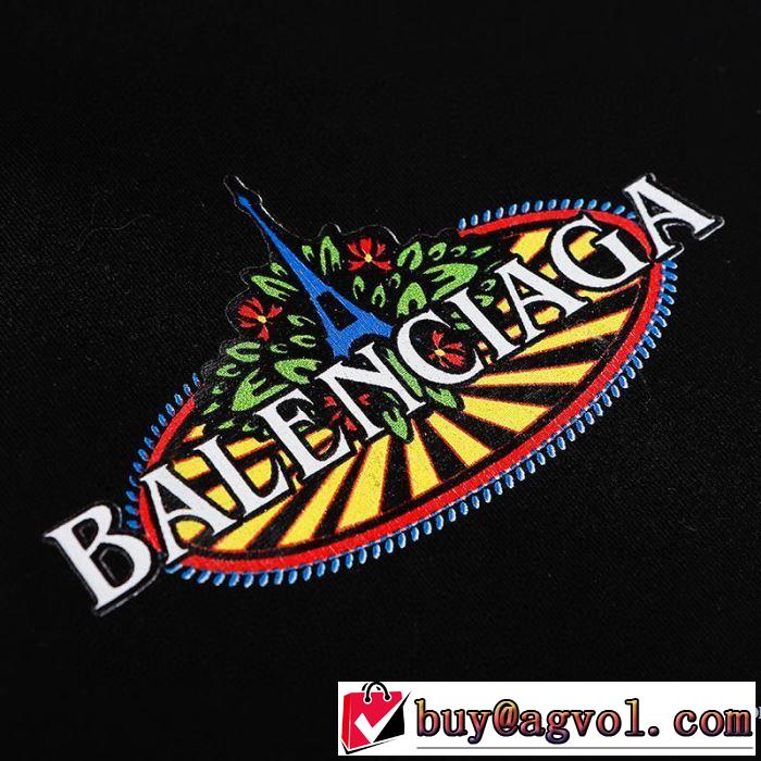 2色可選 20SSトレンド バレンシアガ BALENCIAGA 手頃価格でカブり知らず 半袖Tシャツ素敵なアイテム